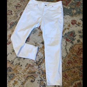 Ann Taylor Loft White Skinny Jeans Size 12